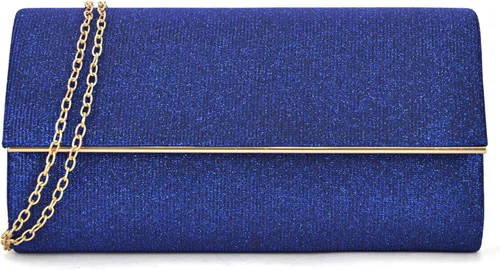 Vista 14 de Dasein Bolso de noche para mujer, bolso de mano con purpurina para boda, bolso de novia brillante para cóctel, fiesta, baile de graduación