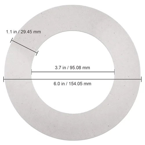 Vista 3 de Beauticom (50 piezas) calentador de cera universal collar protector anillo para lata de cera de 14 oz