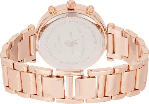 Vista 2 de US Polo Assn Reloj de vestir de mujer de cuarzo con tonos dorados modelo USC40170