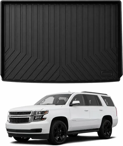 Vista 17 de Mixsuper Forro de carga para Rivian R1S 2022-2024 2025, alfombrilla para maletero para todo tipo de clima, para accesorios R1S, alfombrilla