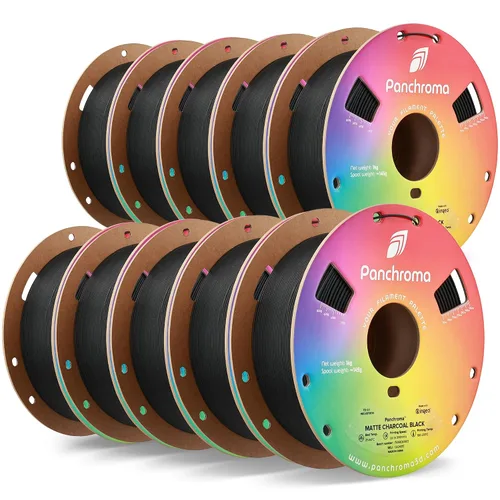 Vista 91 de Polymaker Panchroma - Filamento PLA mate de 0.07 in, 2.2 lbs, madera de Madera mate de doble degradado