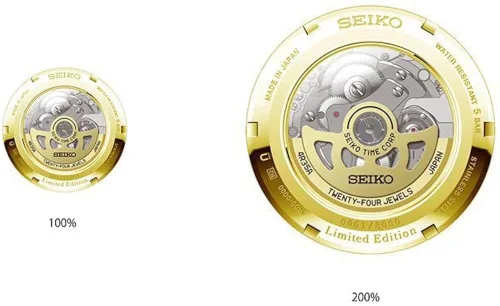 Vista 5 de SEIKO PRESAGE SRPD36J1 - Reloj de cóctel con esfera marrón de edición limitada "Old Fashioned", Blanco