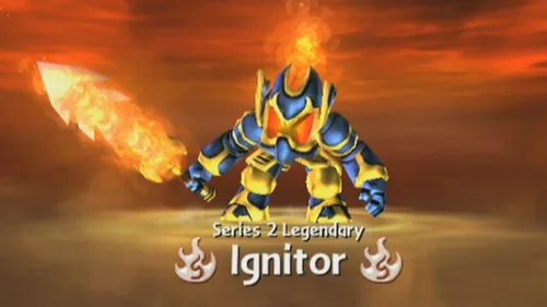 Vista 3 de Skylanders Giants LOOSE Figure LEGENDARY Ignitor Includes Card & Online Code
