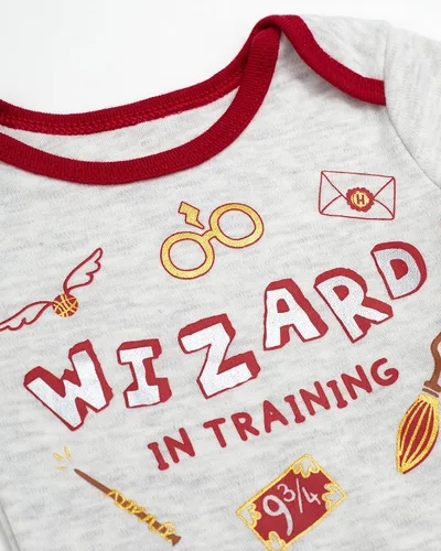 Vista 6 de Harry Potter Body para bebé niño Jogger Pantalones Beanie Cap