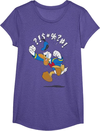 Vista 15 de Disney Mickey And Friends - Camiseta vintage de Donald Duck Angry Jump, Negro