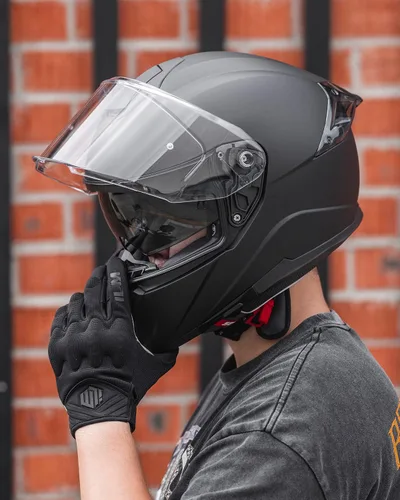 Vista 3 de ILM Replaceable Face Shield Helmet Visors for Full Face Motorcycle Helmet Model-861A/C