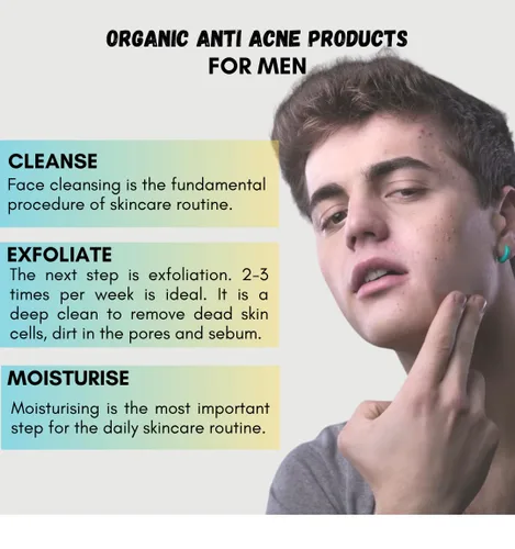 Vista 2 de SISTEMA DE DOS PASOS ANTIACNÉ SCRUB FACIAL Y HIDRATANTE - PARA HOMBRES