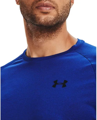 Vista 5 de Under Armour Camiseta Tech 2.0 SS para hombre novedosa camiseta suelta verde claro.
