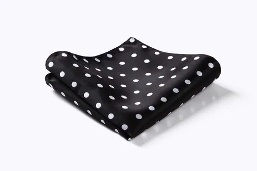 Vista 156 de HISDERN Pajaritas para hombre, diseño de lunares, corbatín y bolsillo cuadrado, clásico, esmoquin de negocios, boda, pajaritas, pañuelo