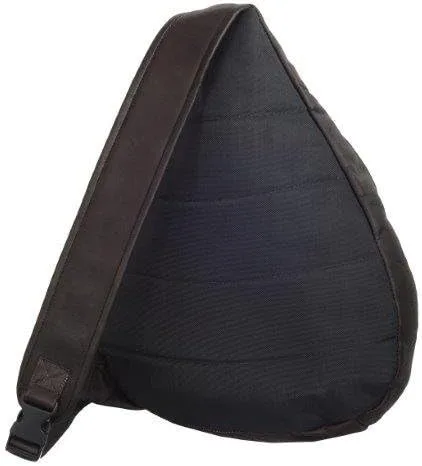 Vista 3 de David King & Co. Mochila estilo bolso cruzado, café, talla única, Cafe, Mochila estilo bandolera