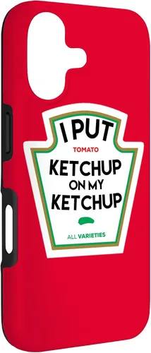 Vista 3 de I Put Ketchup on My Funny - Funda de regalo a base de tomate para iPhone 17