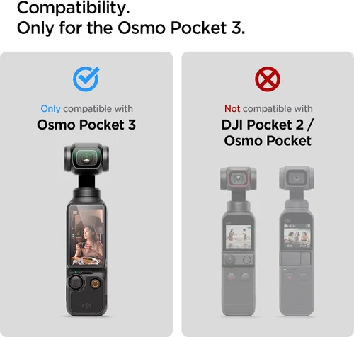 Vista 2 de Spigen Protector de pantalla de vidrio templado [GlasTR Slim] diseñado para DJI Osmo Pocket 3/DJI Osmo Pocket 4 [2 unidades] – Protector de pantalla