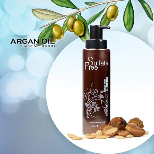 Vista 7 de BINGO HAIR CARE Champú y acondicionador de aceite de argán marroquí, aceite orgánico 100% natural, revitalizante, nutritivo, antiencrespamiento, sin