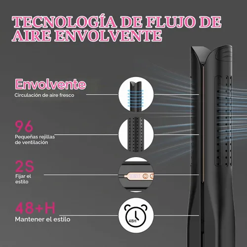 Vista 4 de SKIMI Airflow Styler - Plancha de pelo y varita rizadora