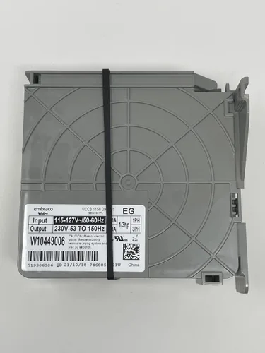 Vista 2 de Tablero del inversor del refrigerador W10449006 hecho por el fabricante de piezas OEM WPW10449006, AP6021557, W10449006, 4446958, PS11754881