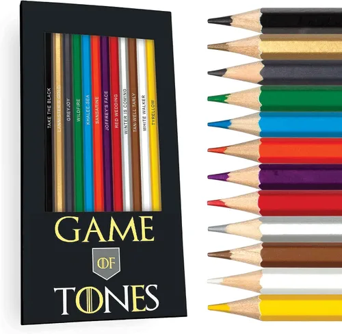 Vista 10 de Juego de lápices de colores inspirados en Grey's Anatomy para adultos, 12 lápices de dibujo con nombres estampados de aluminio, regalos de anatomía
