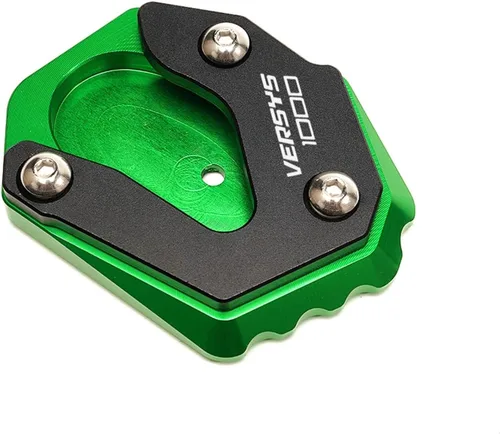 Vista 3 de YESKIT Aluminio CNC para Kawasaki VERSYS 1000 VERSYS1000 2015-2022 Soporte lateral de pie de motocicleta Placa de soporte de extensión (Color : gris)