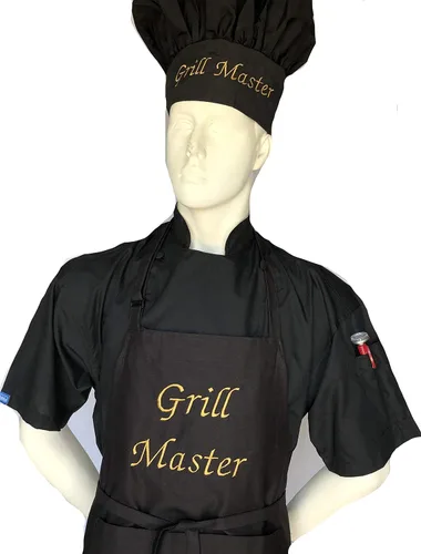 Vista 3 de CHEFSKIN Hermoso delantal de chef Grill Master Chef Regalo profesional