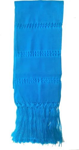 Vista 2 de ALKIMIA INC Chal mexicano hecho a mano Fiesta Rebozo XL