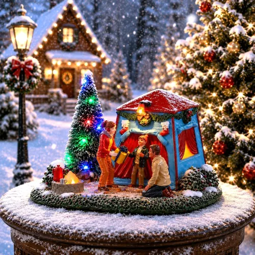 Vista 2 de Lemax 14840 Accesorio de pueblo navideño: El exterior festivo