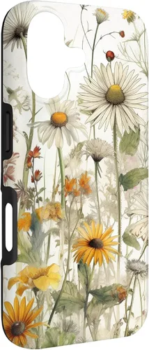 Vista 3 de Wildflowers Botanical Daisy Flowers Dandelion Dragonfly Case for iPhone 17