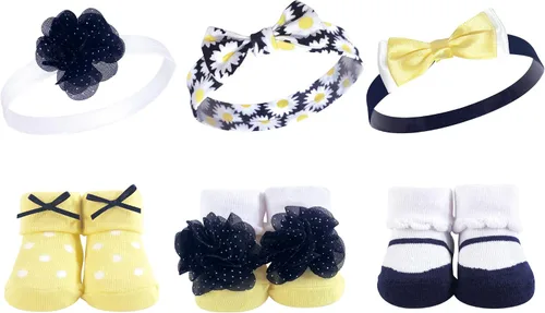 Vista 98 de Hudson Baby Conjunto de regalo de diadema y calcetines para niña