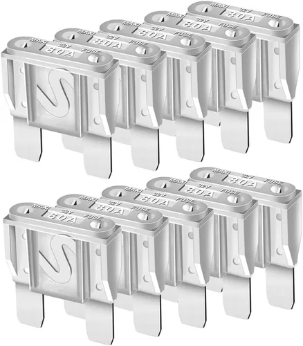 Vista 29 de Gebildet Fusibles de coche de hoja Micro2 5A 5A Fusibles automotrices para vehículos recreativos, motocicletas, camiones (paquete de 10 unidades)