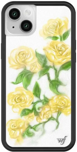 Vista 24 de Fundas Wildflower - Compatibles con Apple iPhone 14 Plus Parachoques protector negro, certificado de prueba de caída de 4 pies, propiedad