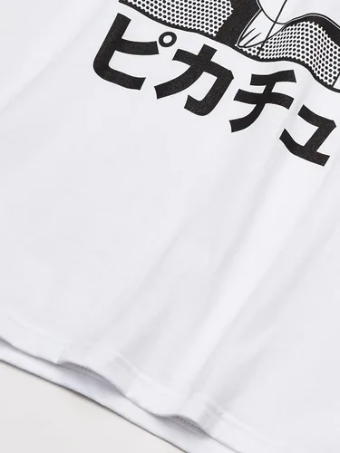 Vista 3 de Pokemon Pokémon Pikachu - Camiseta de poder rompecabezas japonés