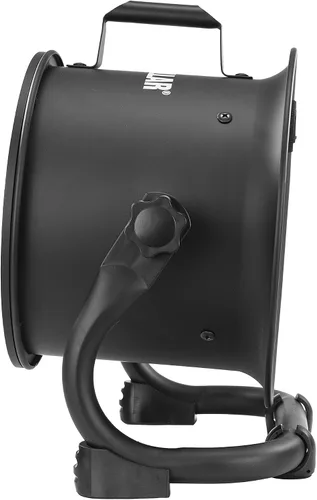 Vista 8 de CAT ventiladores - Ventilador de tambor de alta velocidad de 9" (Negro, 2 en 1): 940 CFM, 4 velocidades, cabezal giratorio de 360°, motor
