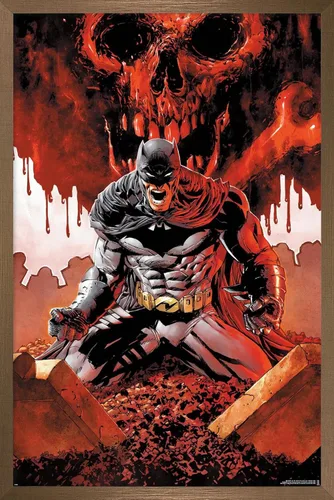 Vista 16 de Trends International DC Comics Batman - Póster de pared de Batman con huesos
