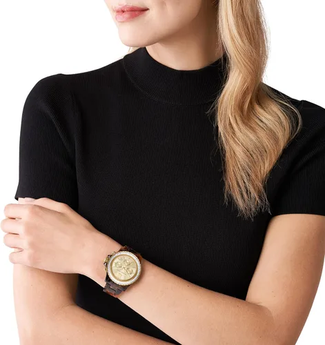 Vista 4 de Michael Kors Everest - Reloj de cuarzo con cronógrafo de acero inoxidable