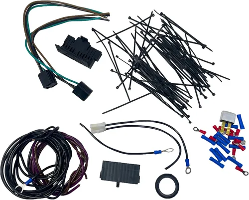 Vista 8 de Kit de arnés de cableado universal – 21 mazos de cableado de circuitos de color estándar kit de reemplazo para Chevy Mopar Hotrods Ratrods Ford