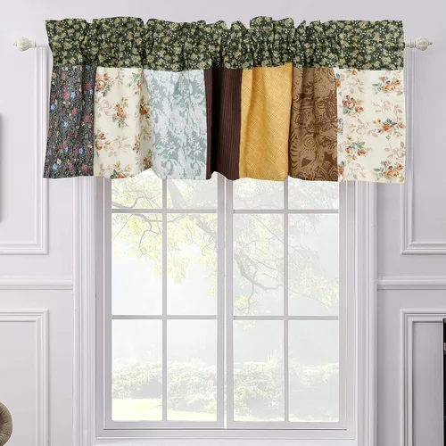 Vista 7 de Cozy Line Home Fashions Juego de ropa de cama reversible con diseño de mosaico real Brody Farmhouse Chocolate Plaid a rayas, colcha colcha