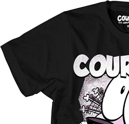Vista 6 de Camiseta de manga corta para hombre de Cartoon Network Jonny Bravo, Laboratorio de Dexter, Ed, EDD y Eddy Tee Camiseta clásica Throwback