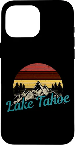 Vista 19 de Lake Tahoe California USA Vintage Souvenir Case for iPhone 16