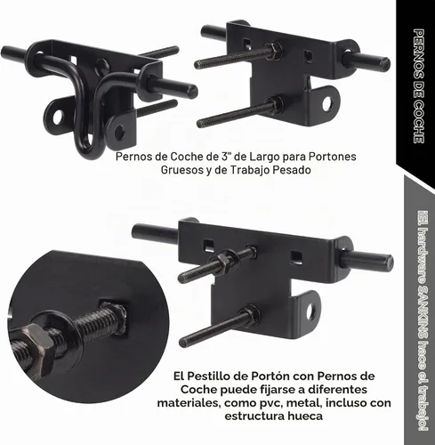 Vista 3 de Cerradura de puerta con cerradura de puerta con orificio