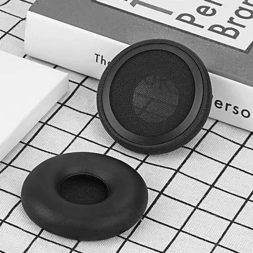Vista 4 de Geekria Almohadillas de repuesto compatibles con auriculares inalámbricos y con cable de Microsoft Modern, piezas de reparación (negro)