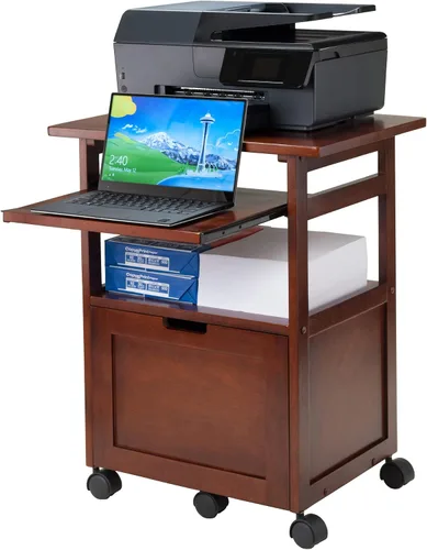 Vista 13 de Winsome Wood carro/soporte para impresora con espacio para teclado