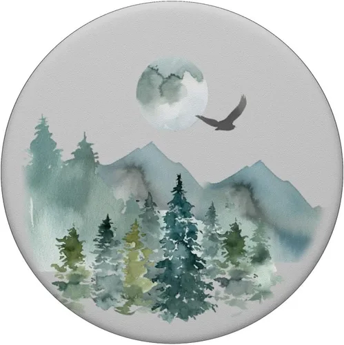 Vista 3 de Mountain Scape PopSockets PopGrip: agarre intercambiable para teléfonos y tabletas