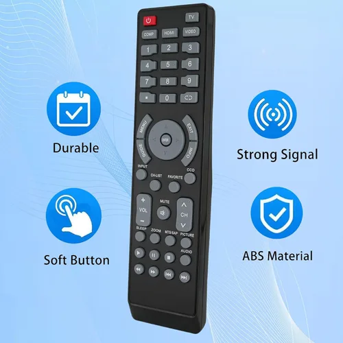 Vista 7 de Mando a distancia de repuesto para Insignia NS24E730A12B NS-F27C NS-L55X-10A NS-39L700A12 NS-L19Q-10A NS-24E340A13 NS-32E440A13 NS-40L240A13A LCD