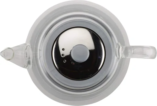 Vista 6 de BonJour 47953 Tetera de vidrio borosilicato con detalles de plata metálica, 1 pieza
