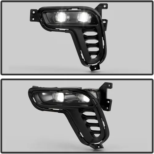 Vista 5 de KEEKPO - Para 2021 2022 2023 2024 2025 Dodoge Durango Luces antiniebla LED Parachoques Luces de conducción con interruptor Par Set Izquierdo+Derecha