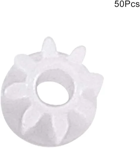 Vista 2 de Othmro 50pcs engranajes de plástico 8 dientes modelo 082A engranaje de reducción engranajes de gusano plástico para RC coche robot motor
