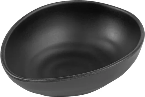 Vista 14 de Restaurantware Voga - Cuencos de melamina de 15 onzas, 2 cuencos redondos Pho, pequeños, de forma libre, cuencos profundos de melamina negra