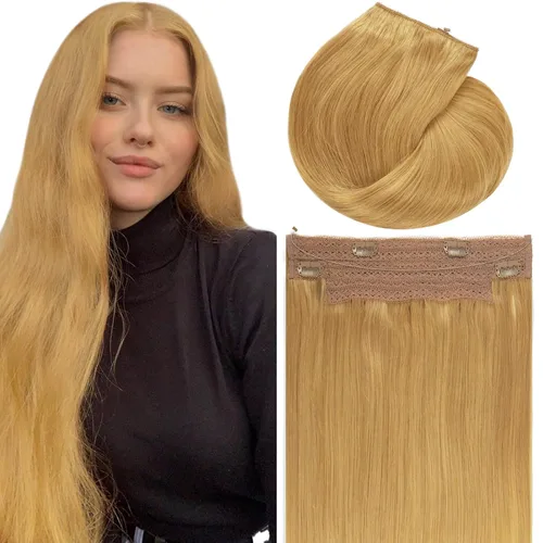 Vista 87 de Lacer Extensiones de cabello humano Remy sin costuras, color negro #1, ultra fino, doble trama de poliuretano, invisible, 7 unidades, 4.33 oz
