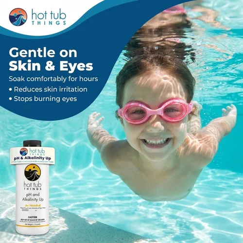 Vista 4 de Hot Tub Things Aumento de pH y alcalinidad para bañera de hidromasaje, choque de piscina, aumento de alcalinidad, aumento de pH y refuerzo alcalino
