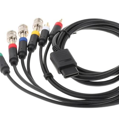 Vista 6 de N64 AV sistema de vídeo de juego de cable retro compuesto multi hacia fuera Audio TV S-Video Cable Cable