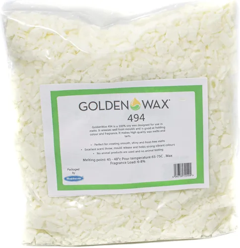 Vista 2 de Golden Wax Soja para derretir 494, 6.6 lbs, Blanco