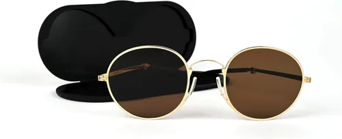 Vista 3 de ThinOptics Milano Aluminum Case + Round Sunglasses